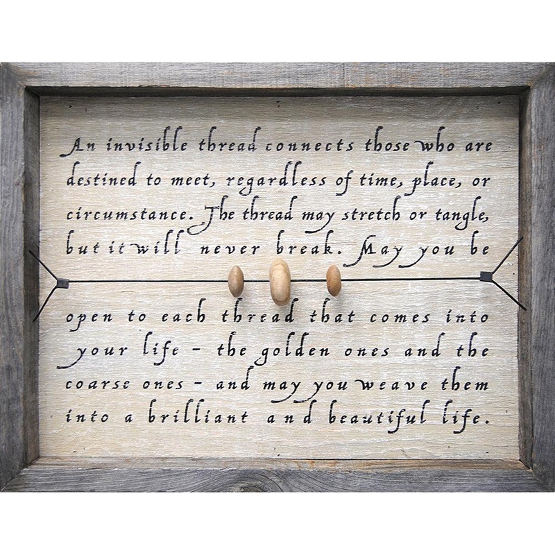 An Invisible Thread Art Print by Sugarboo Designs