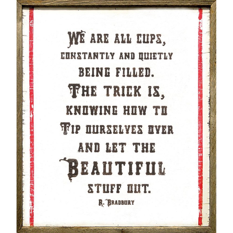 We Are All Cups Art Print