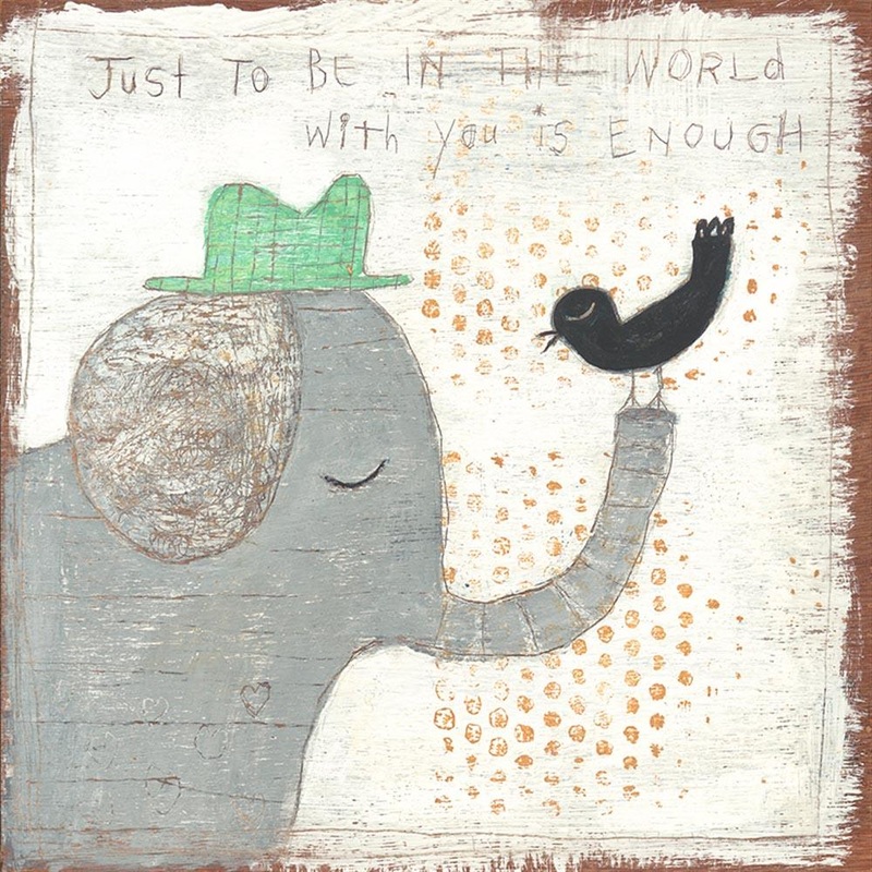 In the World With You Art Print
