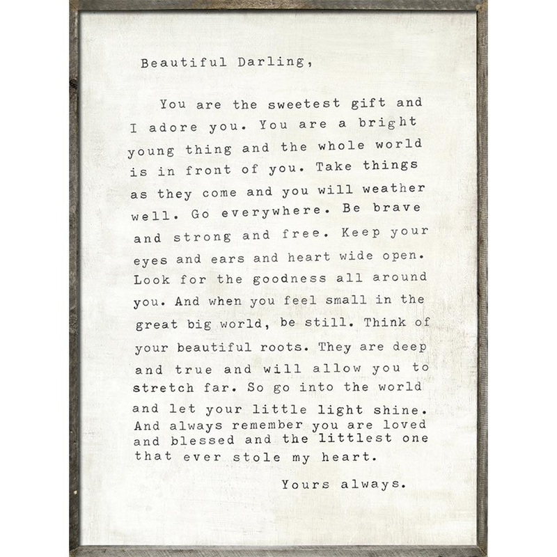 Letter For Sophie Art Print|25″ x 36″|35″ x 46″