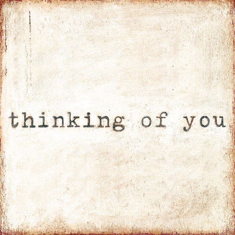 Thinking Of You Gallery Wrap Art Print