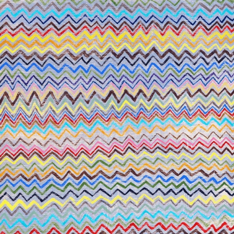 Zig Zag Gallery Wrap Art Print