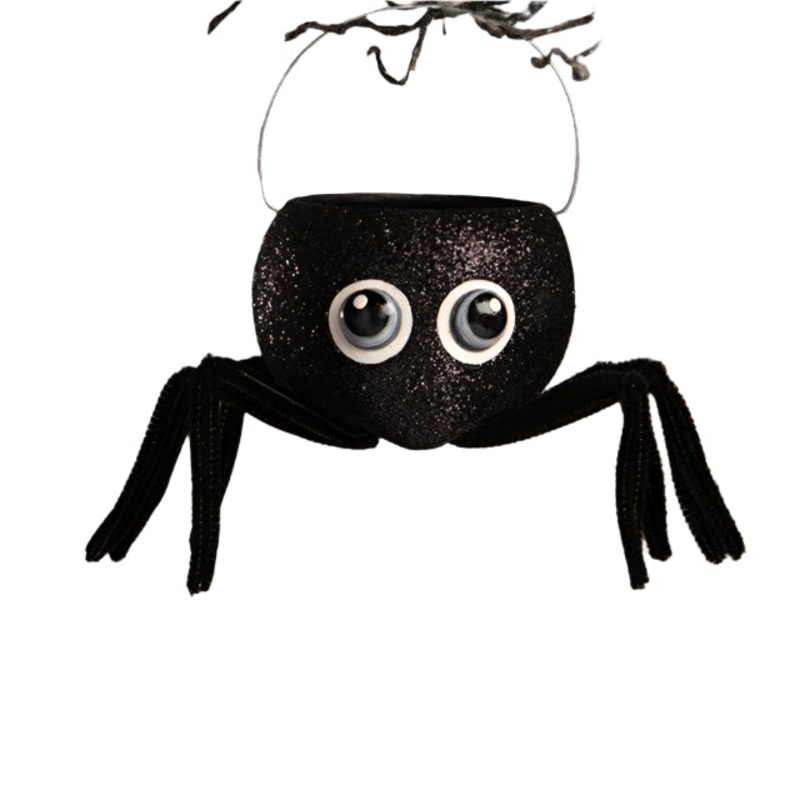 Googlie Eyed Spider Bucket by Bethany Lowe Designs – LAST CHANCE!!
