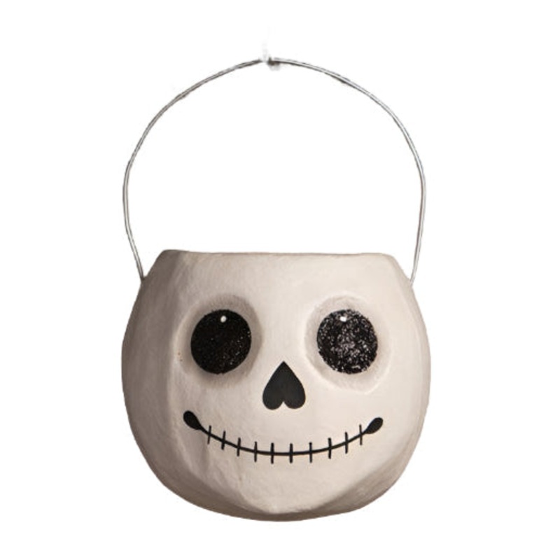 Jolly Skeleton Bucket by Bethany Lowe Designs