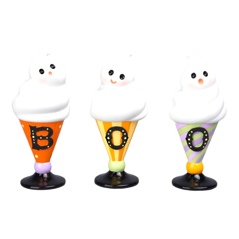 3 Asst BOO Ghost Desserts – NEW 2024 by December Diamonds