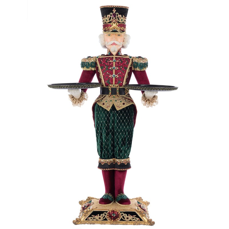 Captain Barry Burgundy Server by Katherine’s Collection