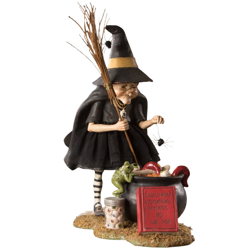 Cauldron Cooking Witch by Bethany Lowe Designs