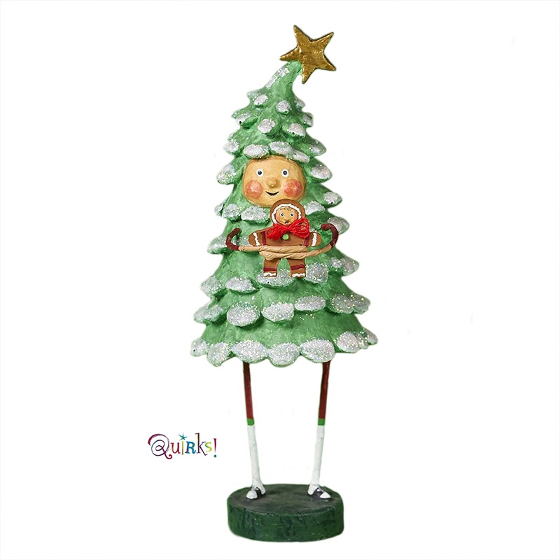 Bruce Spruce Figurine by Lori Mitchell
