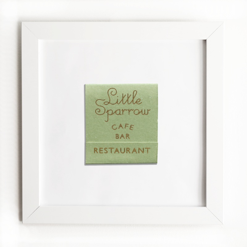 Little Sparrow|White Frame: $135|Black Frame: $135|Burl Frame: $235|Print Only: $39