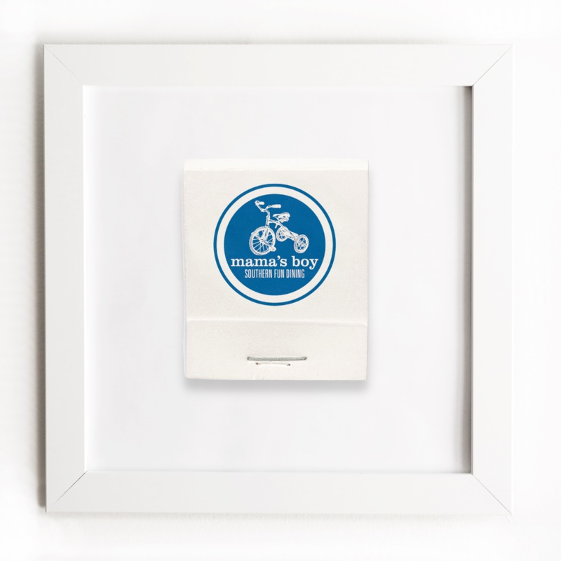 Mama’s Boy|White frame: $135|Black frame: $135|Burl frame: $235|Print only: $39