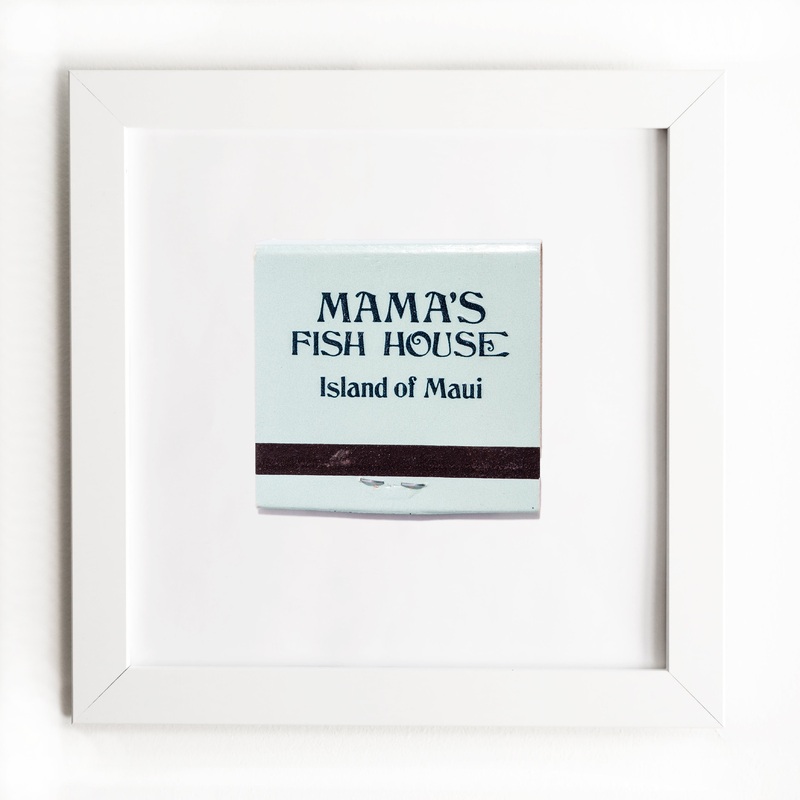 Mama’s Fish House|White Frame: $135|Black Frame: $135|Burl Frame: $235|Print Only: $39