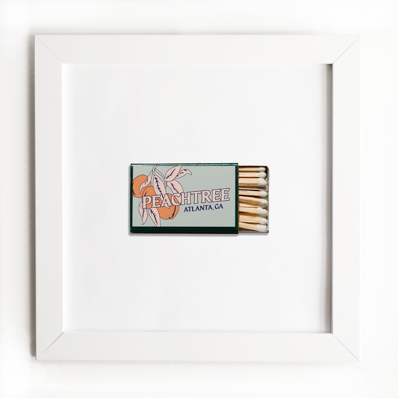 Peachtree|White Frame: $135|Black Frame: $135|Burl Frame: $235|Print Only: $39
