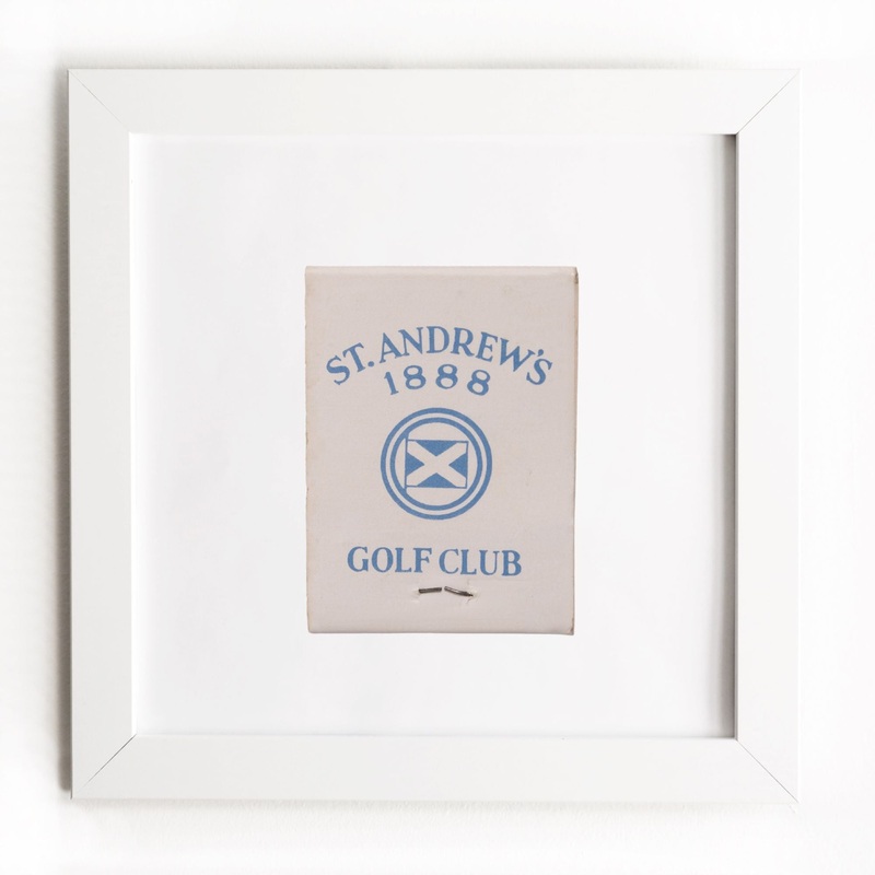 Saint Andrews Course|White Frame: $135|Black Frame: $135|Burl Frame: $235|Print Only: $39