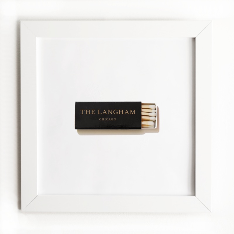 The Langham Chicago|White Frame: $135|Black Frame: $135|Burl Frame: $235|Print Only: $39