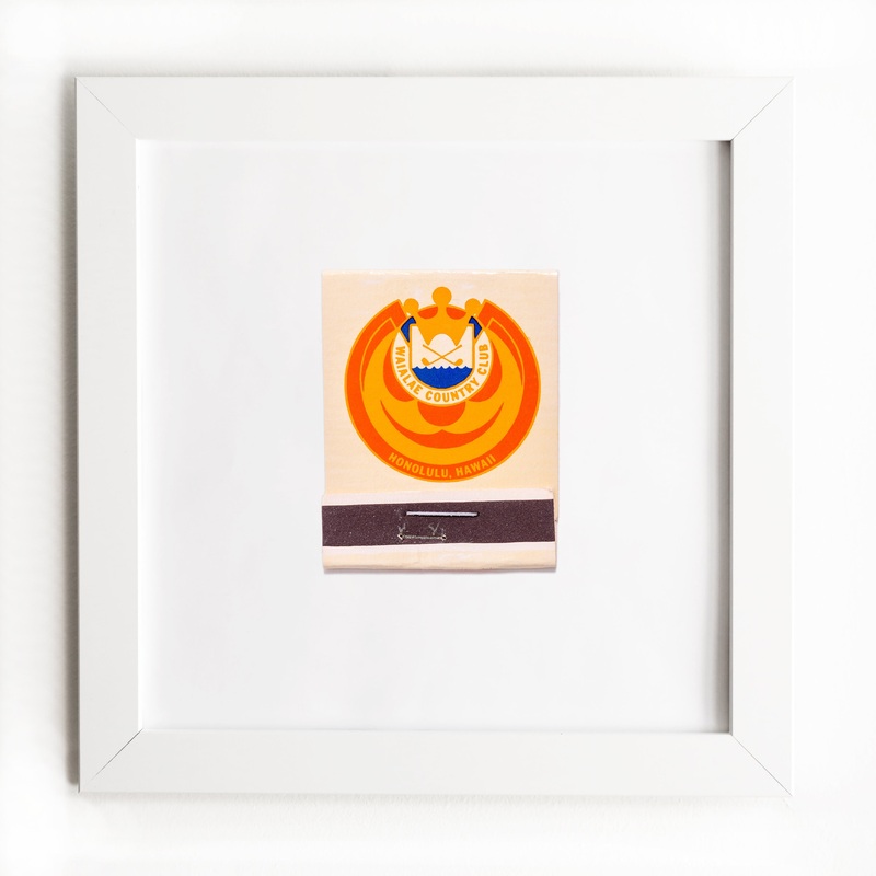 Waialae Country Club Hawaii|White Frame: $135|Black Frame: $135|Burl Frame: $235|Print Only: $39