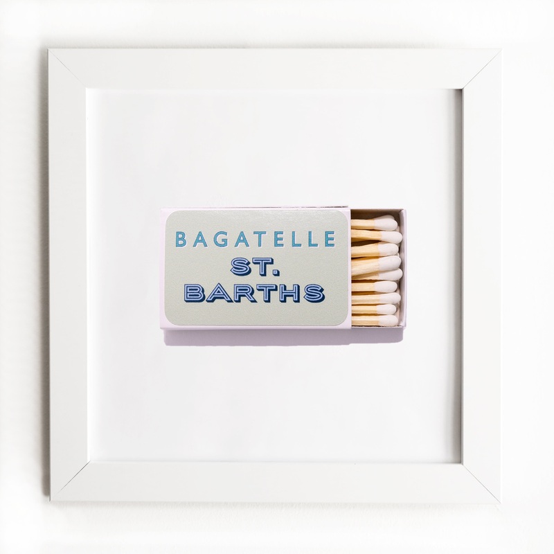 Bagatelle St Barths|White Frame: $135|Black Frame: $135|Burl Frame: $235|Print Only: $39