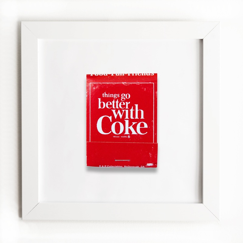 Coca-Cola (Back)|White Frame: $135|Black Frame: $135|Burl Frame: $235|Print Only: $39