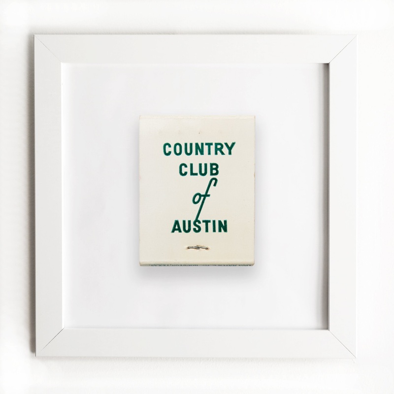 Country Club of Austin (Back)|White Frame: $135|Black Frame: $135|Burl Frame: $235|Print Only: $39