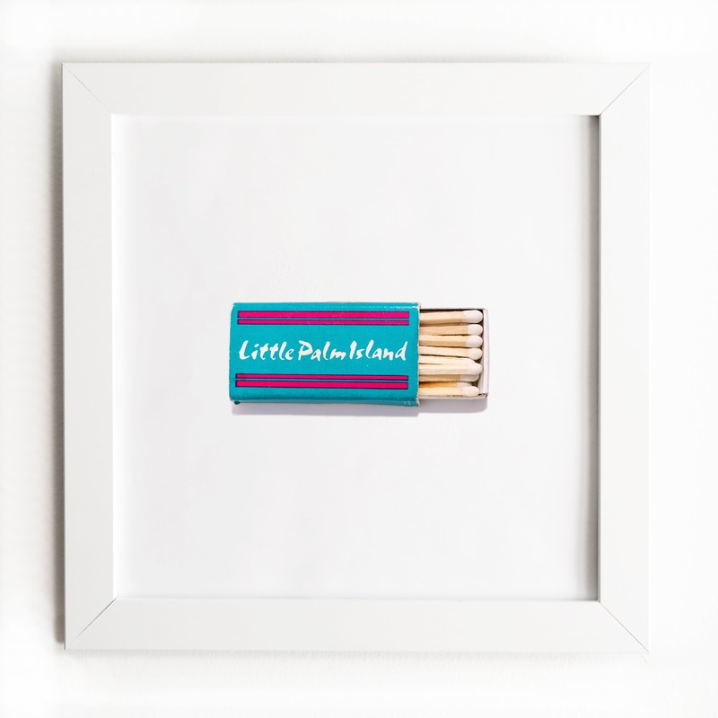 Little Palm Island|White Frame: $135|Black Frame: $135|Burl Frame: $235|Print Only: $39