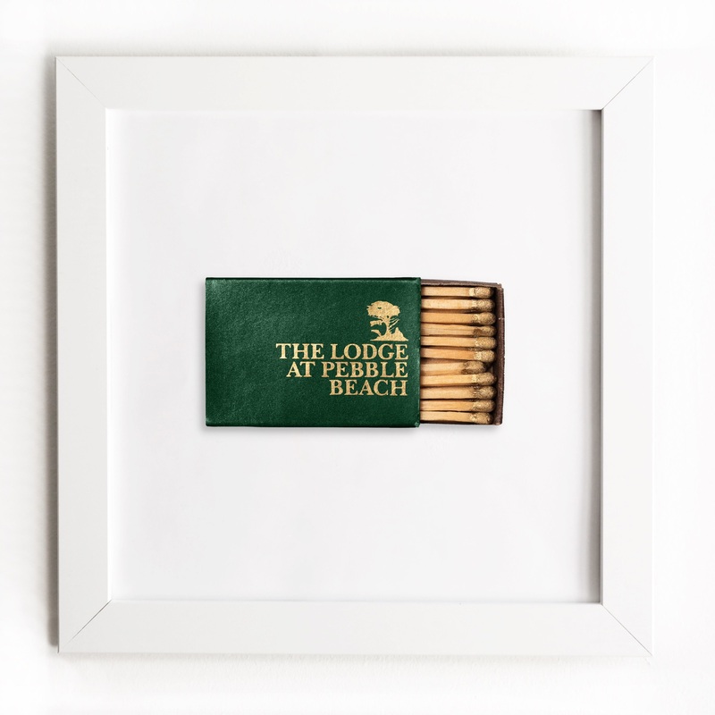 Pebble Beach|White Frame: $135|Black Frame: $135|Burl Frame: $235|Print Only: $39