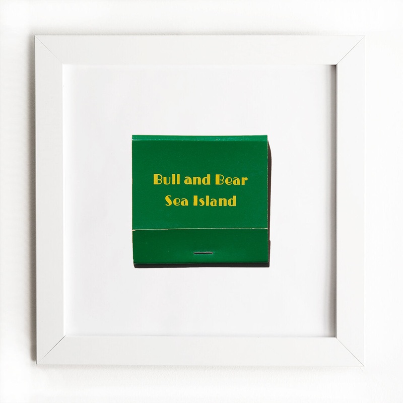 Sea Island (Bull and Bear)|White Frame: $135|Black Frame: $135|Burl Frame: $235|Print Only: $39