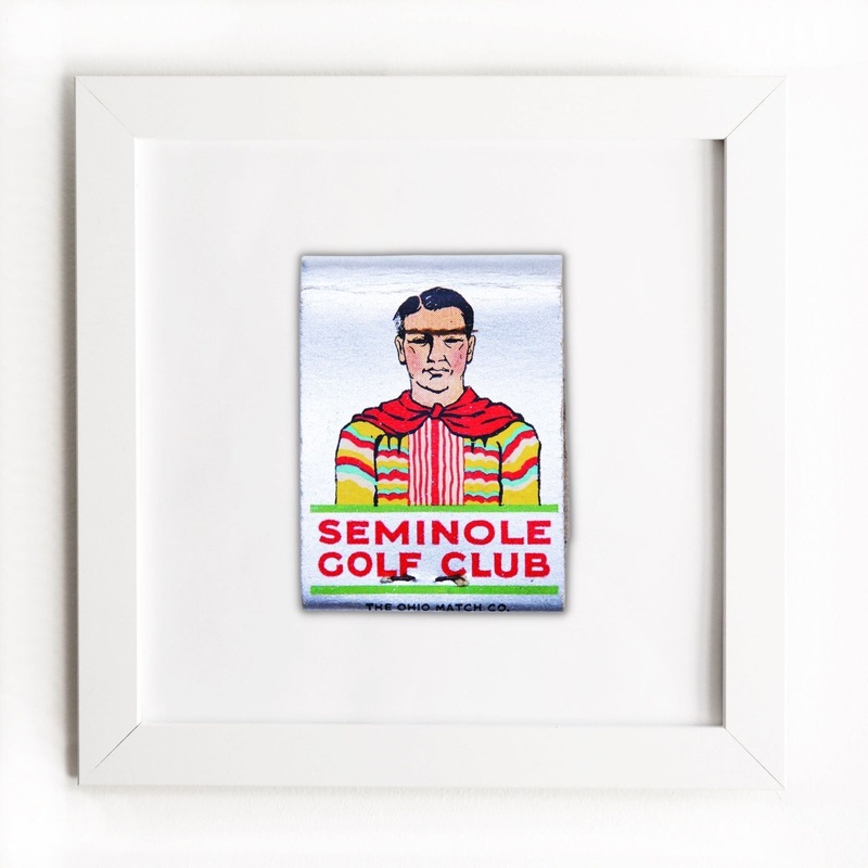 Seminole Golf Club (Front)|White Frame: $135|Black Frame: $135|Burl Frame: $235|Print Only: $39