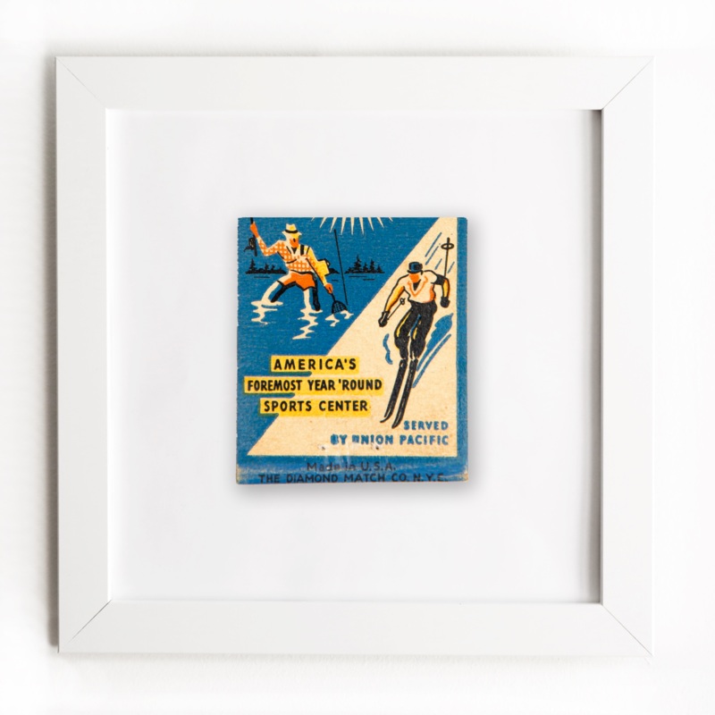 Sun Valley (dark blue) back|White frame: $135|Black frame: $135|Burl frame: $235|Print Only: $39