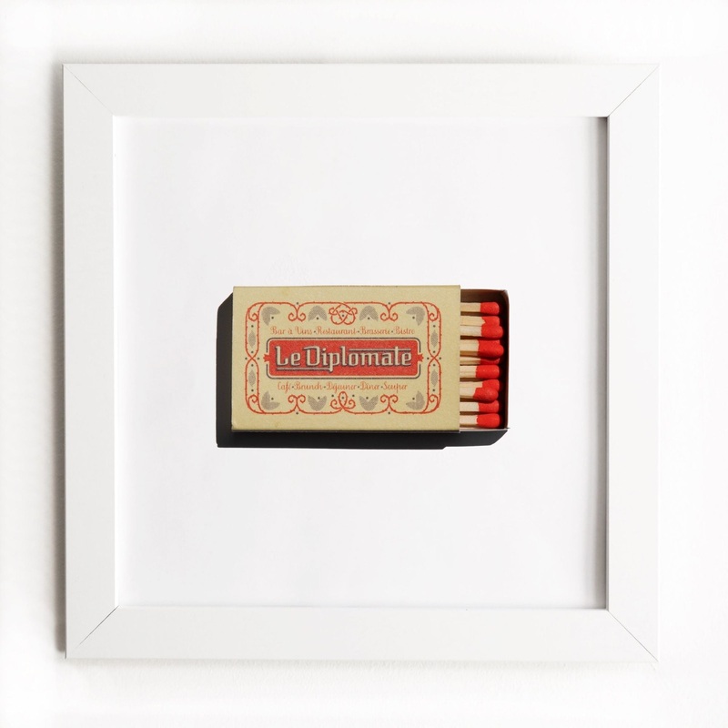 Le Diplomate|White Frame: $135|Black Frame: $135|Burl Frame: $235|Print Only: $39