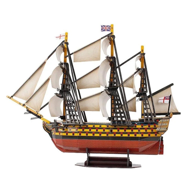 Model Ship Kit – HMS Victory Battleship. Papercraft 3D Puzzle