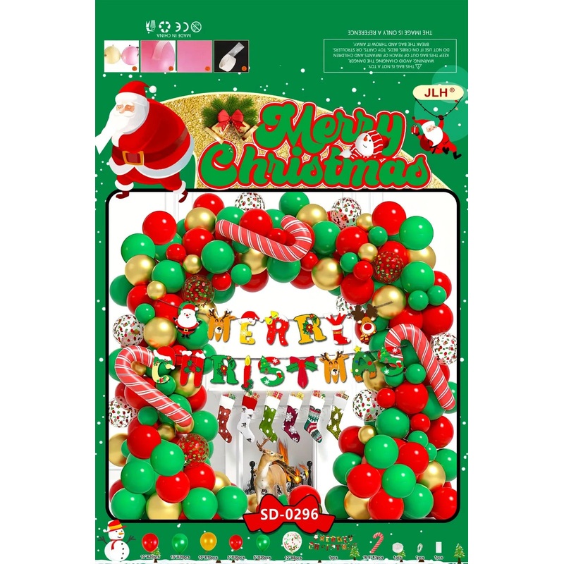 Balloon Arch Set – Candy Cane Wonderland F07M2-16 SD-0296