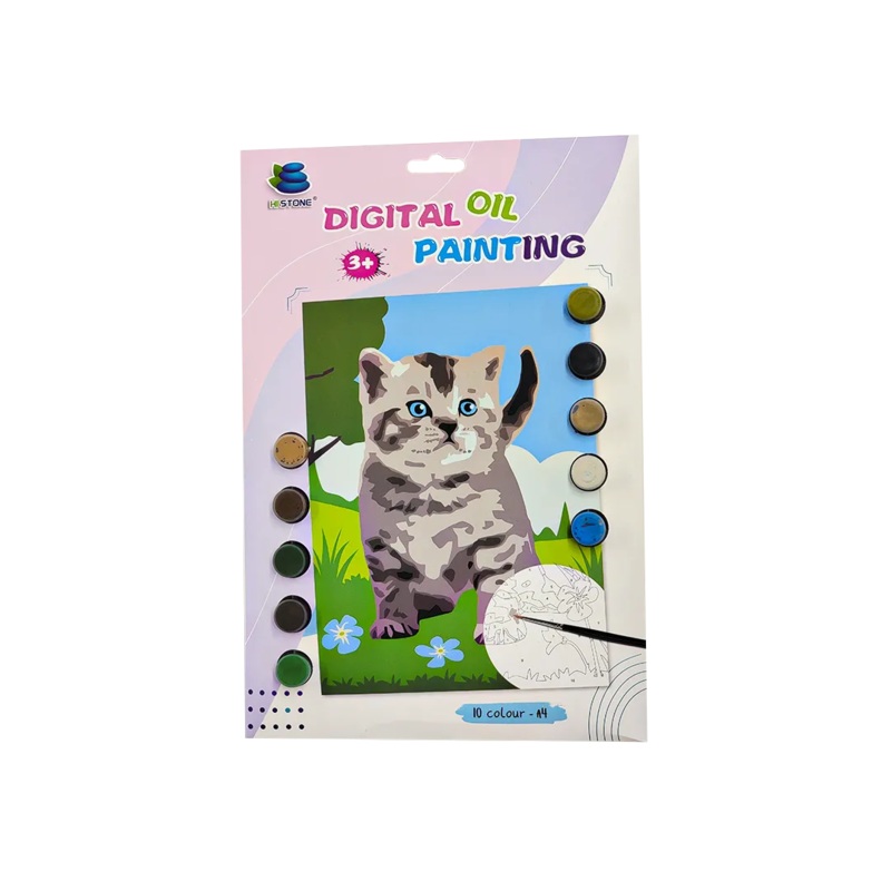 Cat Paint by Numbers Kit F07M1-6-Cat