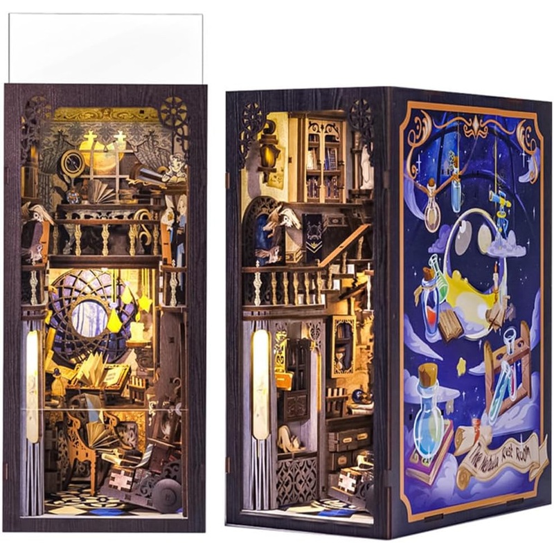 Book Nook Wizardi Miniature – Nebula Common Room Roombox Kit