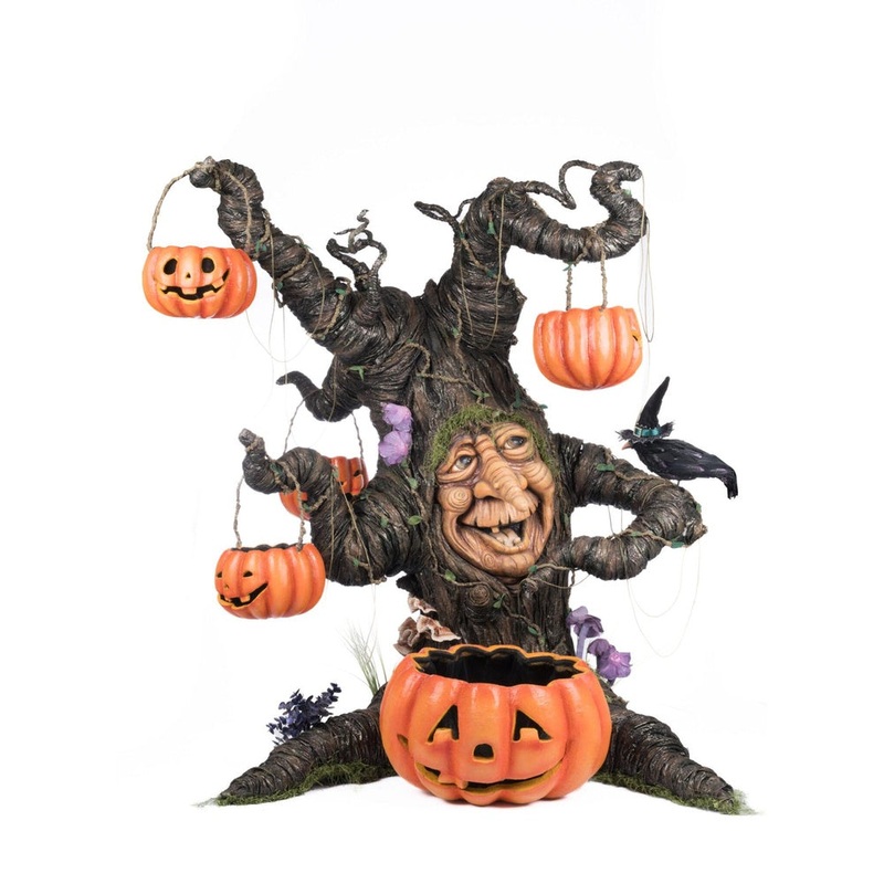 Witching Willow Tree with Jack O Lanterns by Katherine’s Collection