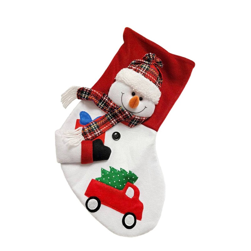 Snowman Christmas Sock F07M5-4 Snowman