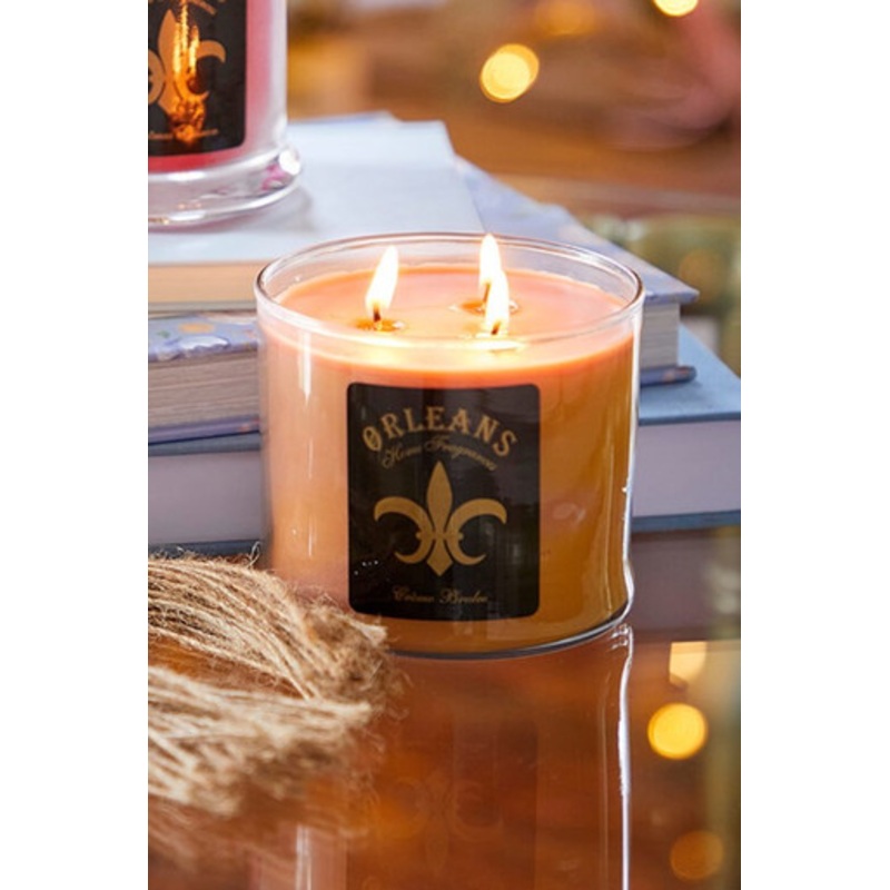 19 Oz Orleans Creme Brulee 3 Wick  Candle