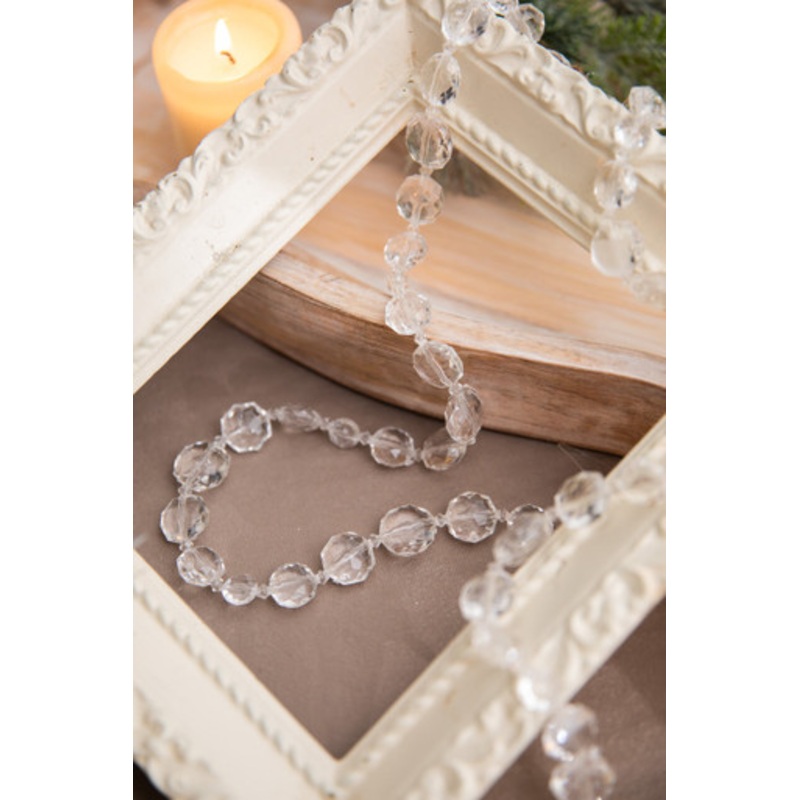 48 Acrylic Crystal Clear Bead Garland