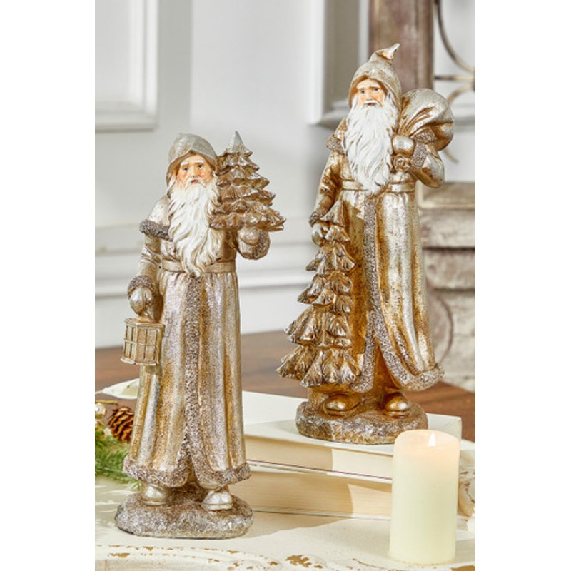 12.25 Resin Rustic Santa
