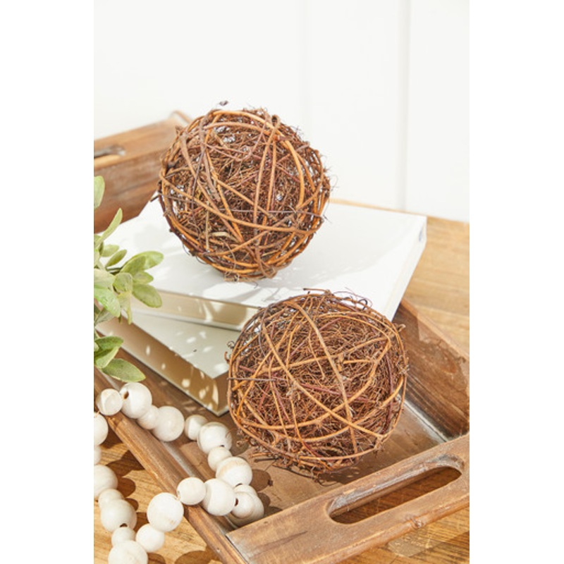 Vine Grapevine Ornaments – Set of 2