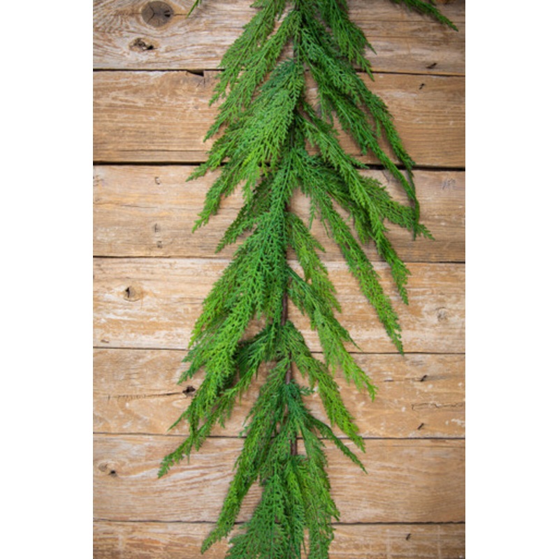 48 Real Touch Lebanon Cedar Full Garland