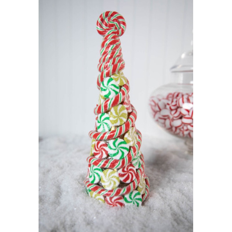 11.75 B/O Lighted Clay Dough Candy Tree