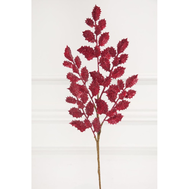23 Red Shimmer Metallic Holly