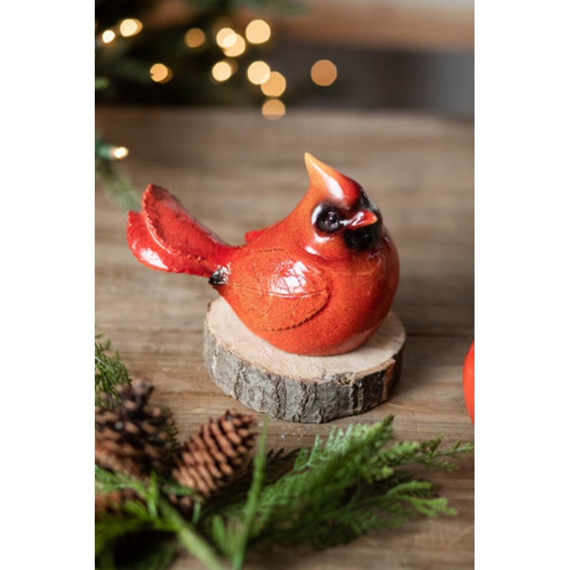 Large Resin Cardinal Figurine