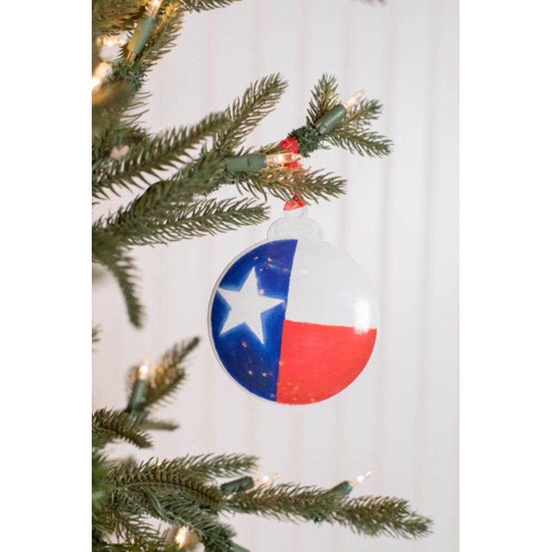 Personalizable Texas Flag Ornament