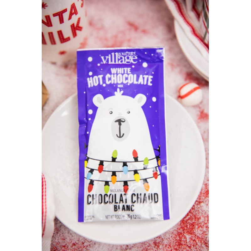 Retro Polar Bear White Hot Chocolate Mix