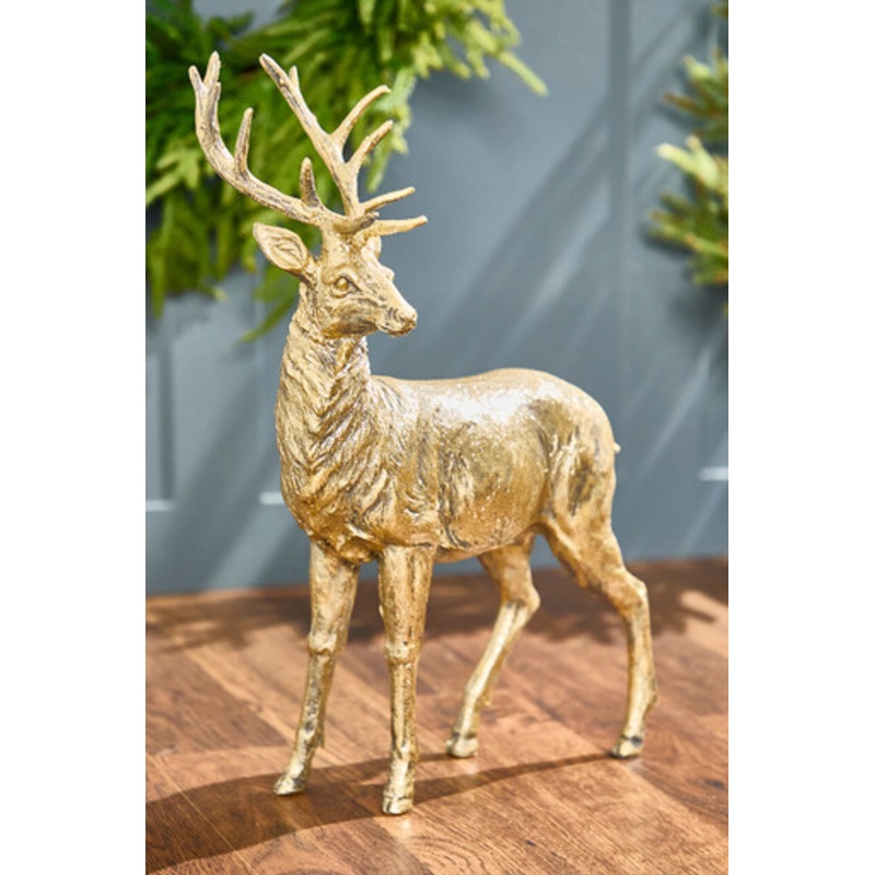 18 Resin Glitter Standing Deer