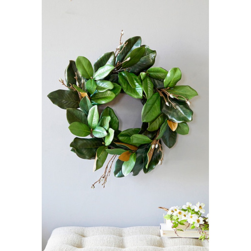 24 Magnolia Wreath