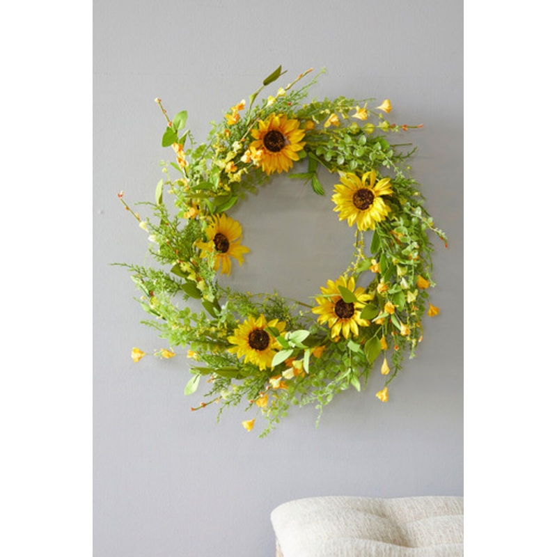 22 Sunflower Wreath