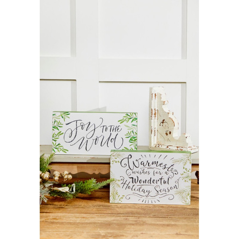 9 Wooden Christmas Sign