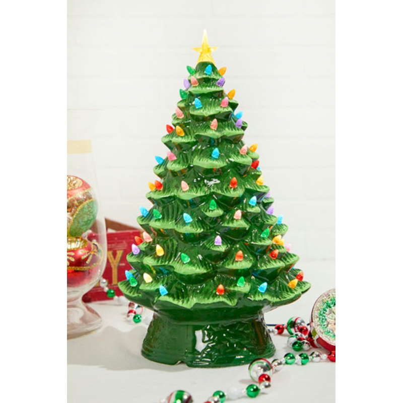18 Nostalgic Christmas Tree, Green
