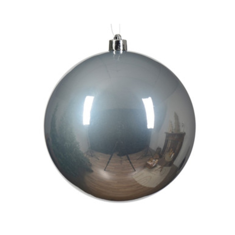 5.5 Marble Gray Shatterproof Ornament